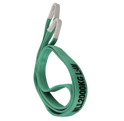 Αγορά Τυφαντό μοτίβο Πολυεστέρα Webbing Sling 2T Πολυεστέρα ανύψωσης Slings με δύο μάτια online manufacture