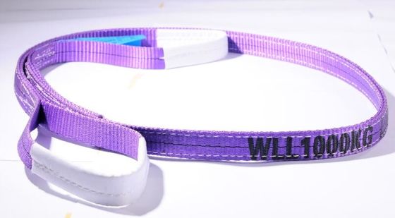 Αγορά Μεγάλη χωρητικότητα Polyester Flat Webbing Sling 1 τόνος φιλικό προς το περιβάλλον online manufacture