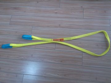Αγορά 1 διπλή Webbing ίντσας σφεντόνα, Webbing πολυεστέρα ανυψωτικές σφεντόνες με την πορτοκαλιά ετικέτα online manufacture