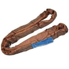 Αγορά Καφέ 6 τόνων Πολυεστέρα ατελείωτη στρογγυλή σχοινιά για μεγάλες ράβδους χάλυβα online manufacture