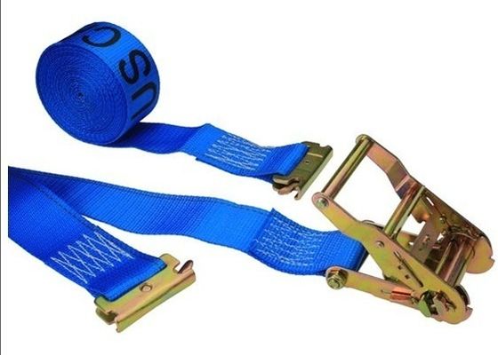 Αγορά 50MM Polyester Ratchet Tie Down Straps LC2500 DN EN12195-2 Αντίσταση σε οξέα online manufacture
