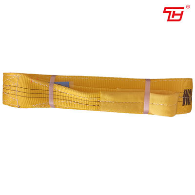 Αγορά Διπλό πλεξίματος πολυεστέρα Flat Eye Sling Μία πλευρά ανύψωσης πλάτος 75mm 90mm online manufacture
