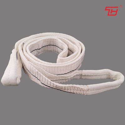 Αγορά Χρωματικός κωδικός Duplex Lifting Pulley Polyester Flat Webbing Sling 25mm 300mm 1T online manufacture