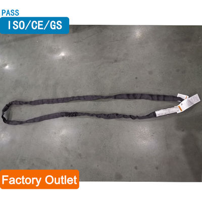 Αγορά Ζακέτο Twill Weave Polyester Round Sling Μαύρο βαρύ φορτίο Βερτικάλ 2 τόνους online manufacture