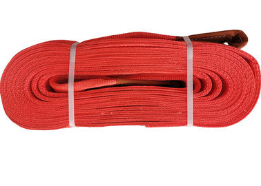 Red Color Flat Polyester Woven Webbing Sling / Polyester Sling Belt TSWB05-7